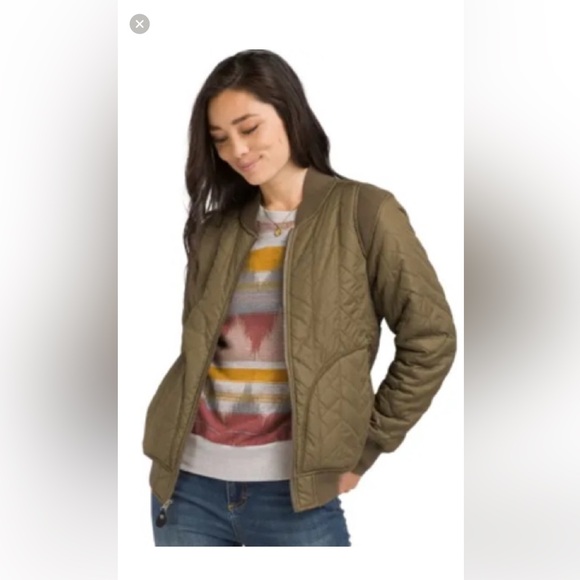 Prana Jackets & Blazers - Prana - Esla Bomber Jacket - Women's - size medium (army green)